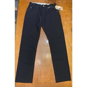 NWT $108 Men's TAILOR VINTAGE New Canaan SLIM FIT PANTS Perform Tech BLACK 32x30
